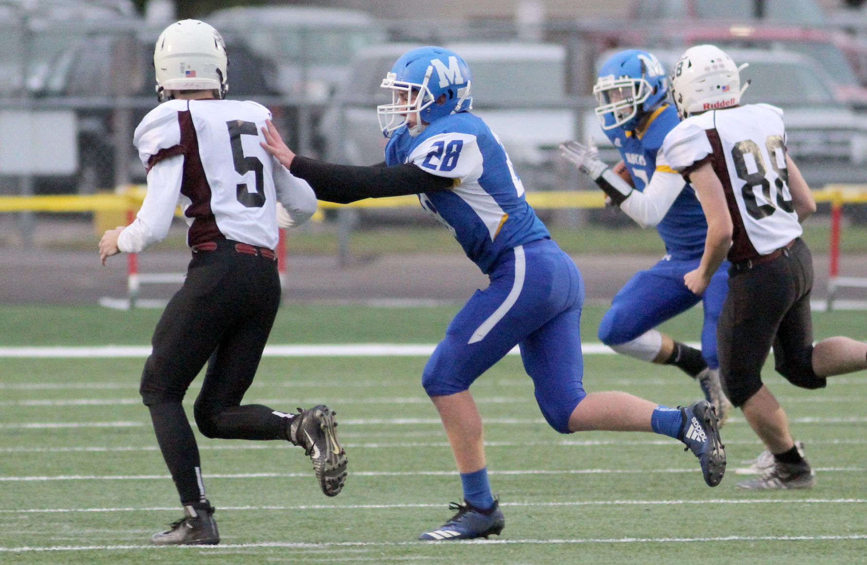 Elkhart Lake-Glenbeulah at McDonell football 10-4-19
